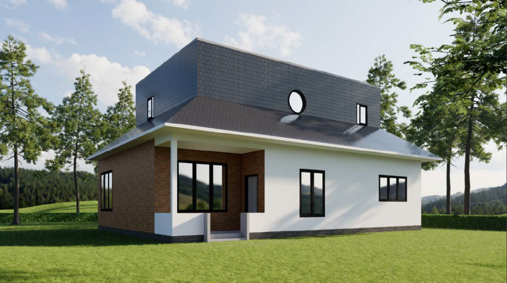 Hasil Render Shela